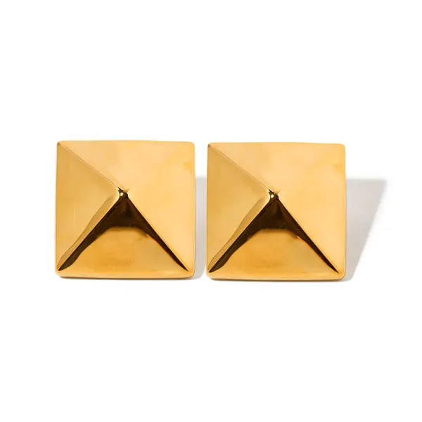 Gold_Solid_Square_Stud_Earrings_For_Women